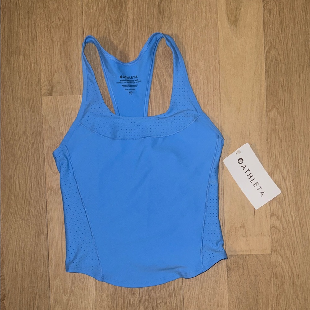 New Vibrant Blue Active Tank New W Tags XXS